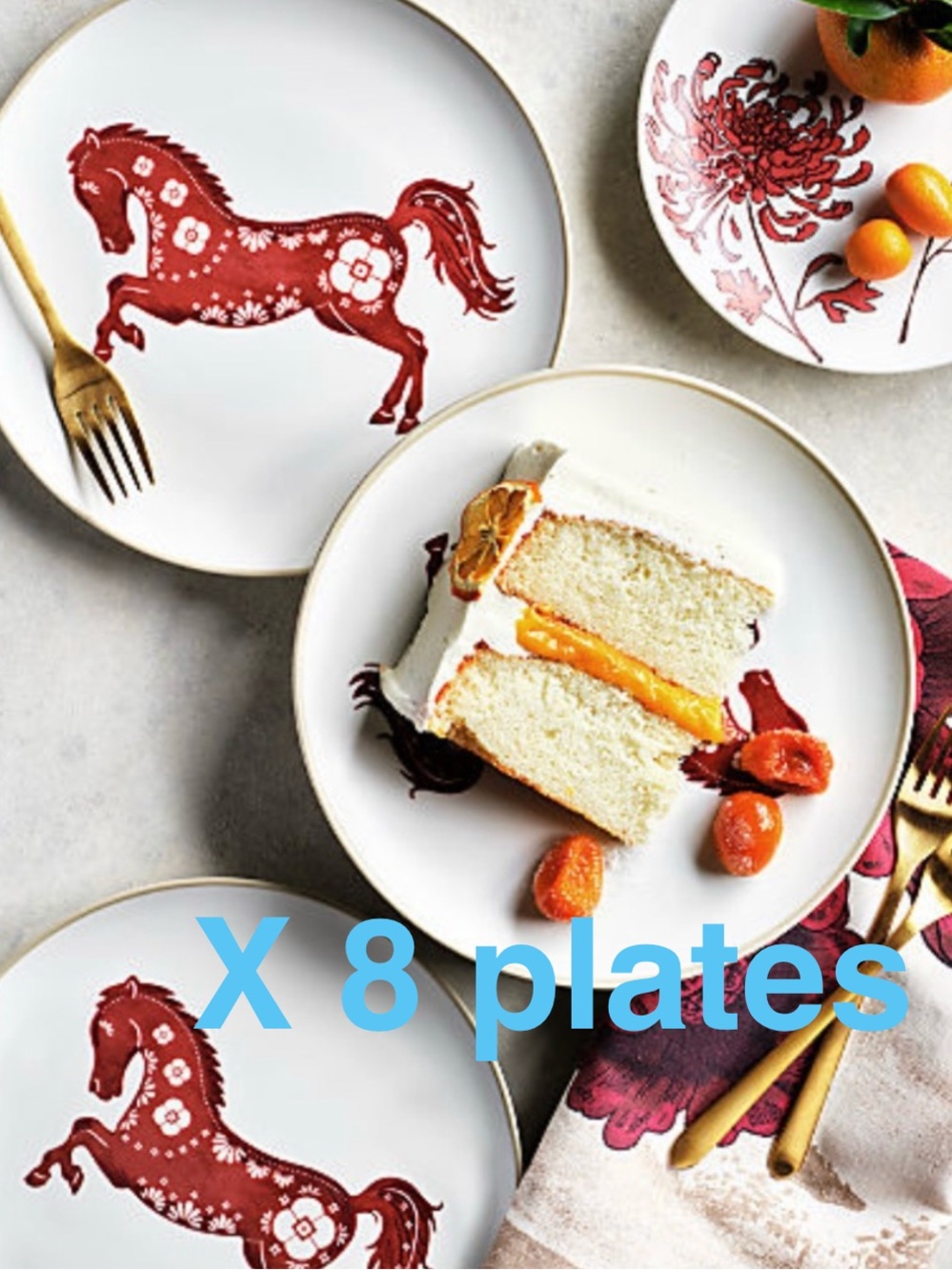 New! Crate&Barrel White Dinner Plates—set of 8 for @g8ucal